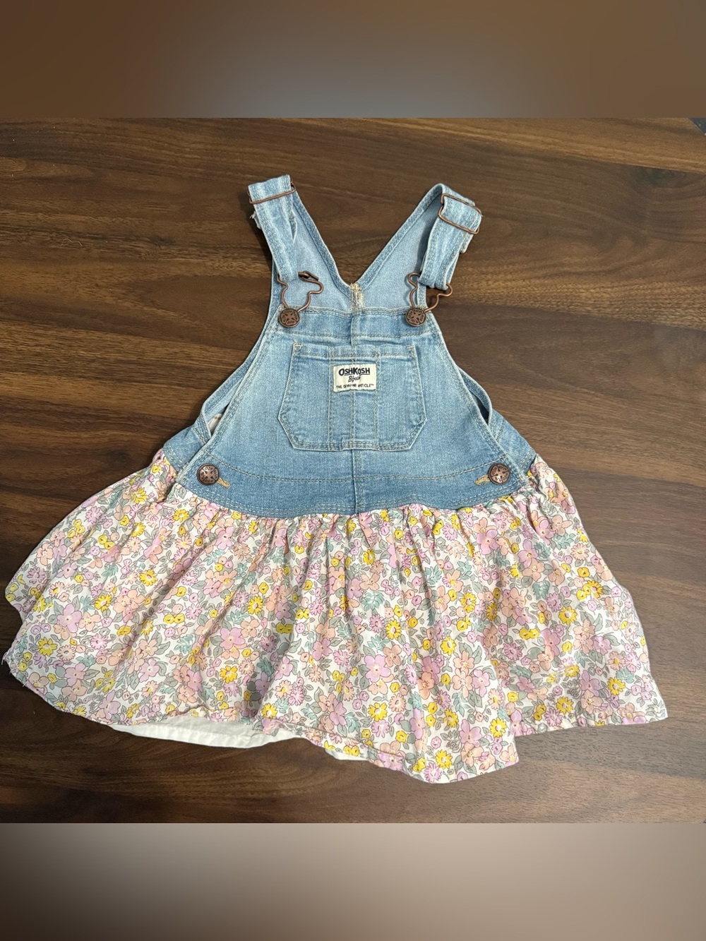 Baby girl Oshkosh overall dress